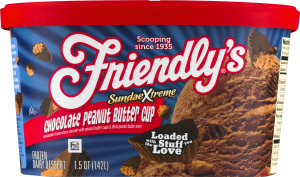 Friendly's SundaeXtreme Frozen Dairy Dessert Chocolate Peanut Butter Cup