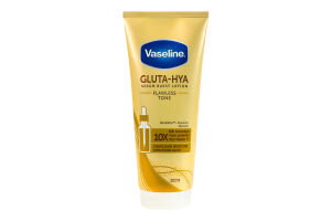 Лосьйон для тіла з гіалуроном для бездоганного тону Gluta-hya Vaseline 200мл