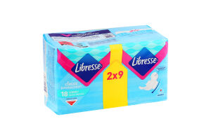Прокладки гігієнічні Long+ Classic protection Libresse 2х9шт