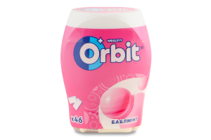 Гумка жувальна без цукру з підсолоджувачами Баблмінт Orbit п/б 64г