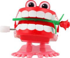 Іграшка заводна Щелепа з трояндою