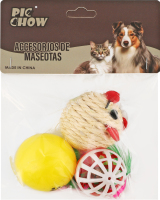 Набір іграшок для кішок d4см №1442402 Pic Chow 1шт мікс