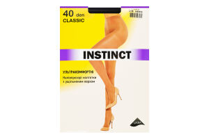 Колготки жіночі Instinct Classic 40den 3 nero