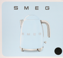 Електрочайник Smeg чорний 1,7л KLF03BLEU