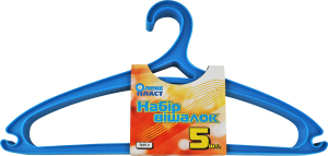 Вішак тип2 кольоровий пластик 5шт Олекспласт