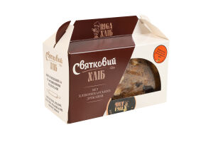 Хлеб нарезной подовый без хлебопекарных дрожжей Праздничный Riga Хліб к/у 200г