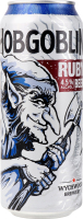 Пиво 0.5л 4.5% темне фільтроване пастеризоване Ruby Hobgoblin Wychwood Brewery з/б