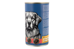 Корм д/дорослих собак з яловичиною 1240г ж/б Регіс