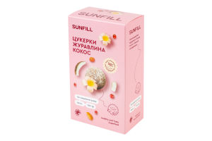 Конфеты Клюква-кокос SunFill к/у 120г