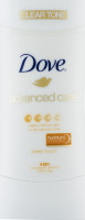 Dove Advanced Care 48h Anti-Persipirant/Deodorant Clear Tone 2.6 OZ