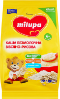 Каша безмолочна суха для дітей від 6міс швидкорозчинна вівсяно-рисова Milupa м/у 170г