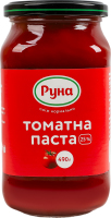 Паста томатна 25% стерилізована Руна с/б 490г