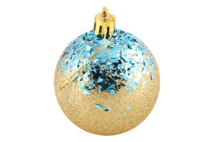 Прикраса ялинкова Куля Символіка Іній 60мм 31519