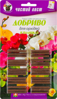 Добриво-палички д/орхідей 30шт блістер Чистий Лист