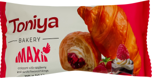 Круассан с наполнителями со вкусом малины и ванили Maxi Toniya м/у 110г