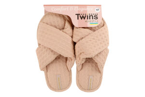 Капці відкриті домашні жіночі Twins Home Style Waffle №14312 36-40