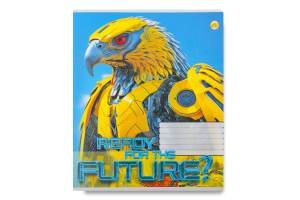 Зошит Фемілі Лайн в клітинку глітер 18аркушів Тетрада