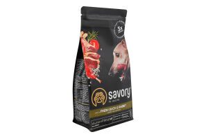 Корм сухий для всіх порід собак Fresh Duck&Rabbit Savory м/у 1кг
