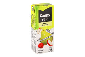 Нектар пастеризований Груша-яблуко Mini Cappy т/п 200мл