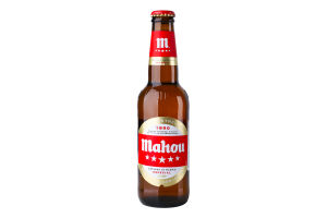 Пиво 330мл 5.5% світле фільтроване пастеризоване 5 estrellas Mahou пл