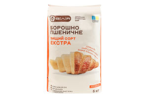 Мука пшеничная Экстра Вілія в/с м/у 5кг