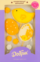 Набор кондитерских декораций пасхальный Птички на Пасху Добрик к/у 8шт