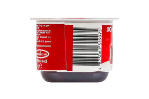 Творожок 4.2% взбитый с наполнителем фруктовым двухслойный Вишня Чудо ст 100г