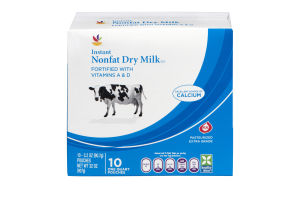 Ahold Instant Nonfat Dry Milk - 10 CT