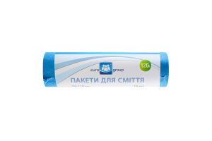 Пакет д/сміття Еврогруп 120 л 10 шт