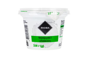 Йогурт По-турецки Rioba ст 250г
