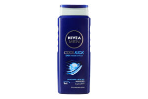 Гель для душу 3в1 Cool Kick Nivea Men 500мл