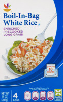 Ahold Boil-In-Bag Enriched Long Grain White Rice - 4 CT