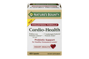 Nature's Bounty Cardio-Health Cholesterol Formula - 60 CT