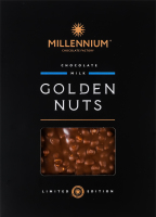 Шоколад молочний з цілим фундуком Golden Nuts Millennium к/у 1.1кг