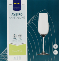 Бокал для шампанского 200мл №100/07 Aveiro Metro Professional 6шт