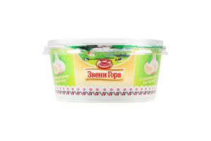 Сир плавлений 50% пастоподібний зі смаком кропу та часнику Звени Гора ст 175г