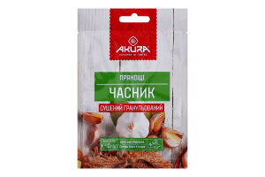 Чеснок сушеный гранулированный Akura м/у 10г