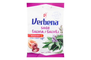 Конфеты мягкие с шалфеем и витамином C Verbena м/у 60г