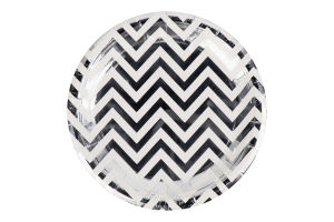 Н-р Тарелки Зигзаг бумажные 23см 6шт