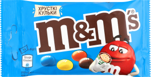 Драже з рисовими кульками в молочному шоколаді 36г M&M's