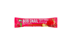 Конфета фруктово-ягодная натуральная Яблочно-малиновая длииинная Bob Snail м/у 15г