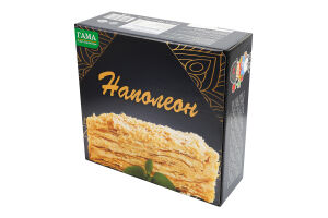 Торт Пломбир Наполеон Гама Fresh Sandwiches к/у 1.1кг