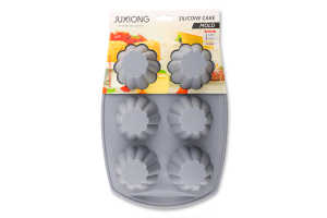 Форма для випікання на 6 мафінів силікон №KYYW258 Juxiong 
1шт