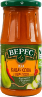 Икра кабачковая с перчиком стерилизованная Верес с/б 440г