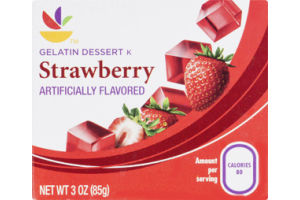 Ahold Gelatin Dessert Strawberry