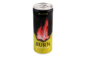 Напиток энергетический безалкогольный сильногазированный Гуава Burn ж/б 250мл