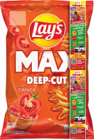 Чипси картопляні Сальса Deep-cut Max Lay's м/у 95г