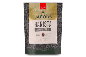 Кава розчинна сублімована з частинками змелених кавових зерен Americano Barista Editions Jacobs д/п 50г