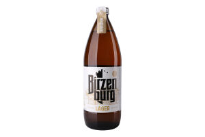 Пиво 1л 5.2% світле фільтроване пастеризоване Baltic Lager Birzenburg пл