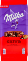 Шоколад молочний з мигдалем, журавлиною та кіноа Екстра Milka м/у 130г